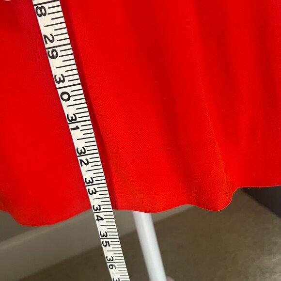 Sandro Mesh Detail Red & Black Dress – Size 1 (US 2) - Picture 5 of 7